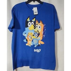 Bluey and family men's shirt XXL